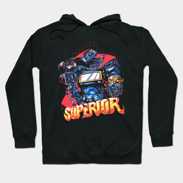 Superior Sounds Hoodie by BoBradshaw
